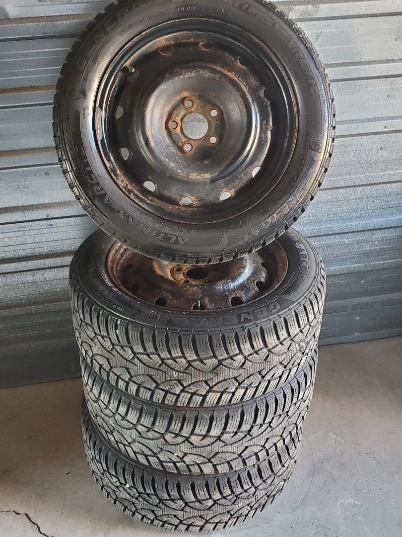 4x 16" Toyota Corolla 2020 5x100 205 55 16 General Tire Altimax Arctic